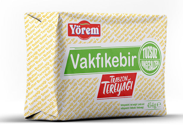 Yörem Butter - Tuzsuz Tereyağı 454 gr