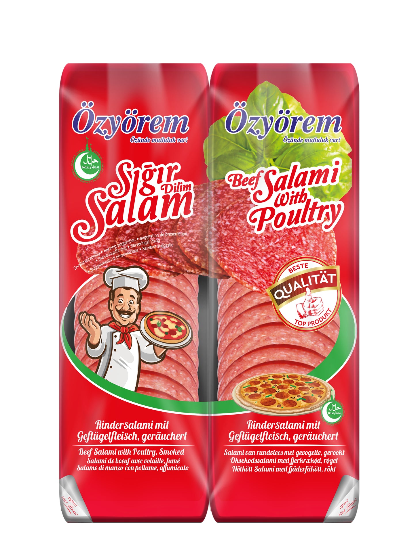 Говяжий ломтик салями 400 gr