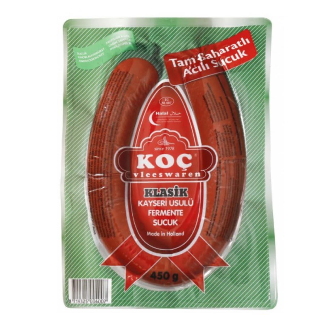 Koc Kayseri Style Hot Chilli Turkish kangal Sucuk sausage 450gr