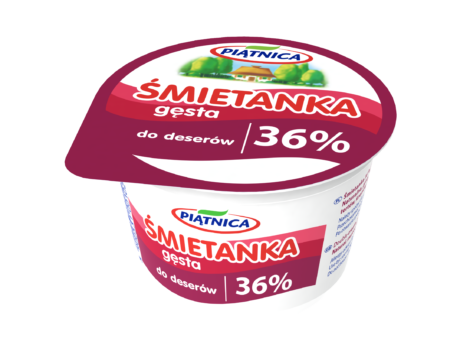 Śmietana słodka 36% tłuszczu 200gr
