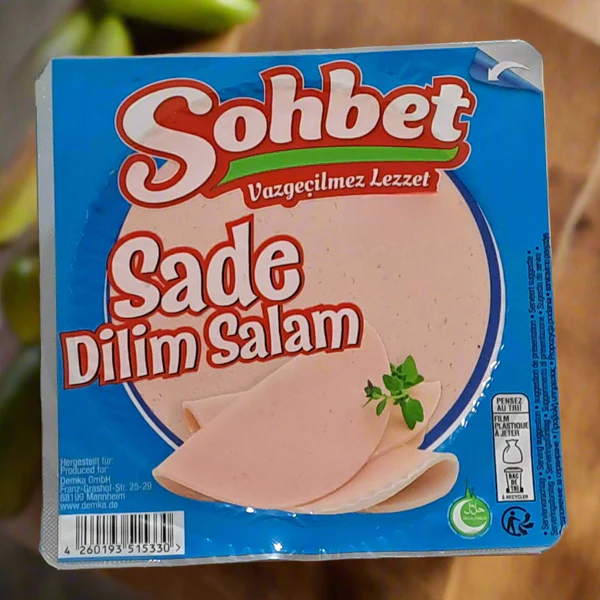 Sohbet Plain Slice Salami 200 g