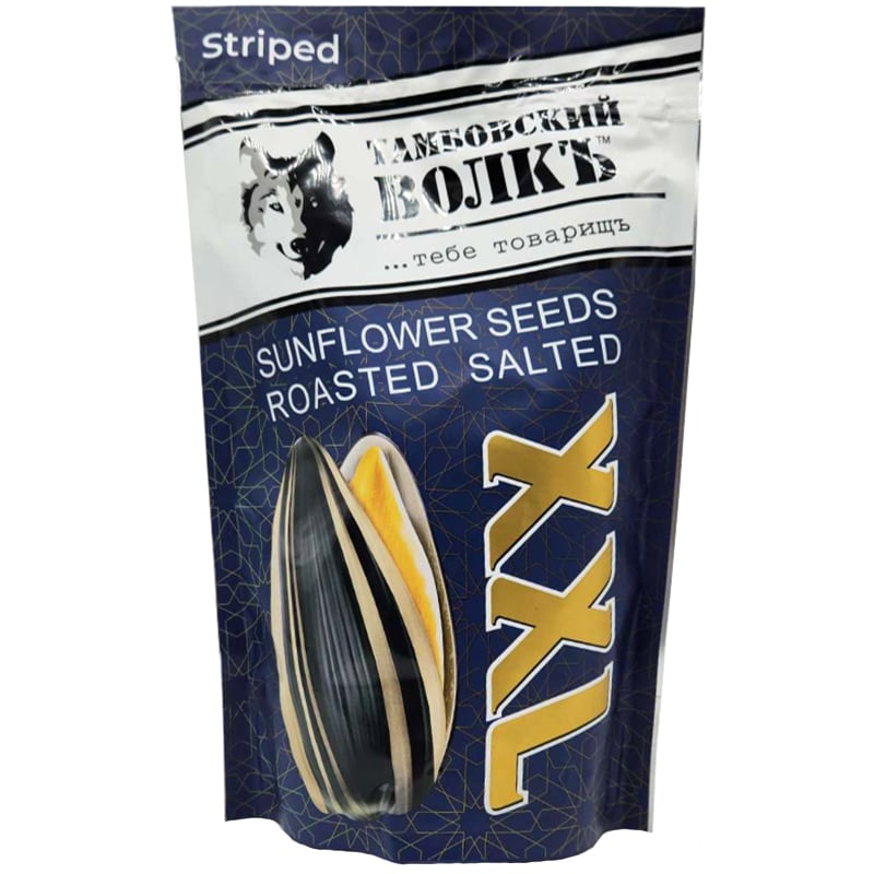Tambov Wolf Striped Sunflower Seeds Roasted with Salt