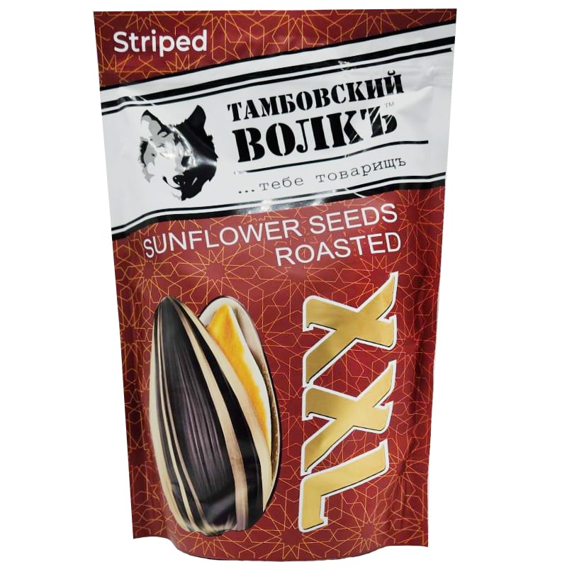 Tambov Wolf Roasted Striped Sunflower Seeds 300g